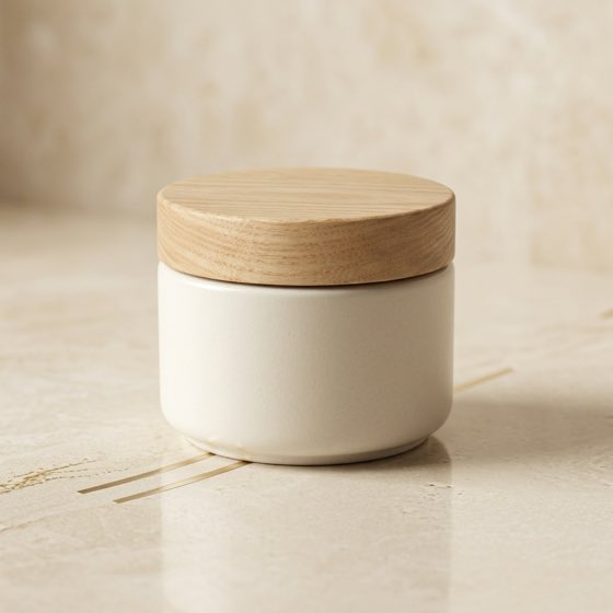 A product restaged — Gold accents